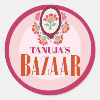 Personalised Mendhi Stickers |Henna Night Stickers