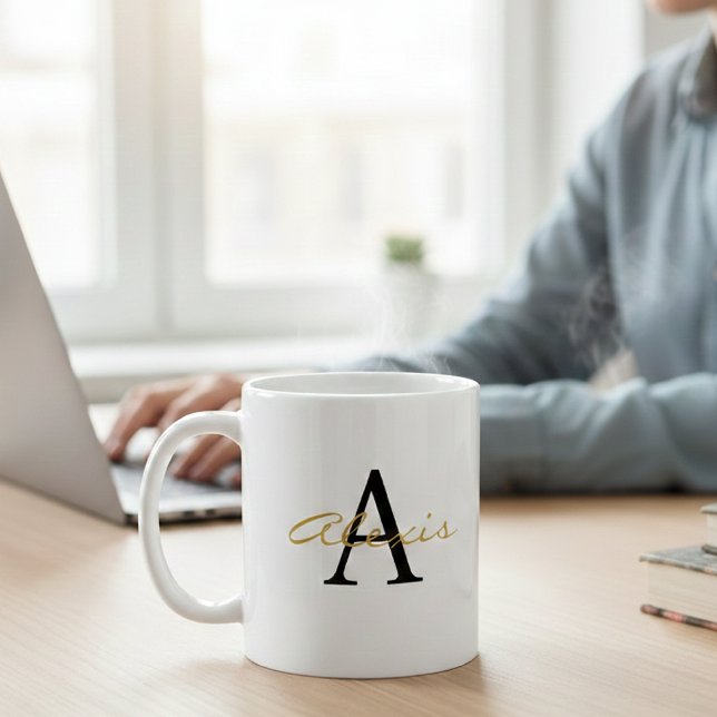 Personalised Mug | Initial and Name Mug | Custom  Kaffeetasse (Von Creator hochgeladen)