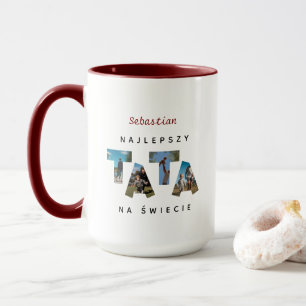Personalised NAJLEPSZY TATA NA ŚWIECIE Große Tasse