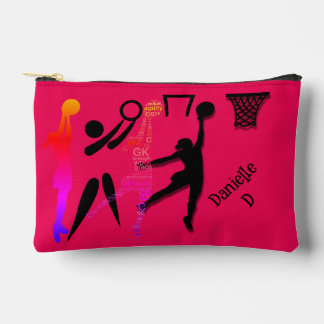 Personalised Netball Cosmetic Bag Zubehörtasche