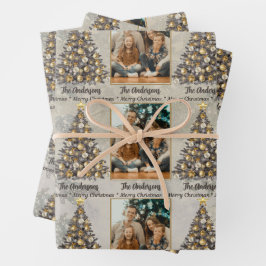 Personalised Photo Christmas Wrapping Paper Geschenkpapier Set