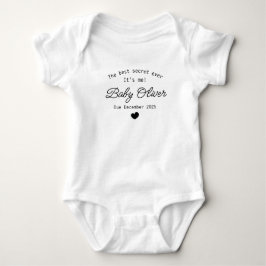Personalised Pregnancy Announcement Baby Strampler