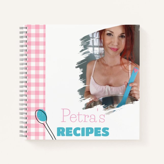 Personalised Recipe Book (Your Photo) Notizbuch (Vorderseite)