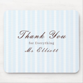 Personalised Thank You Teacher Mouse Pad Bluebell Mousepad