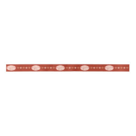 Personalises Christmas Luxury Pattern Satinband