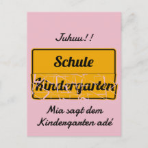 personalisierbar Einschulung mit Schultasche