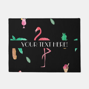 Personalisierbar Flamingo Fußmatte