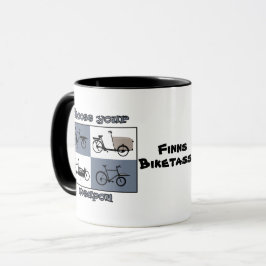 personalisierbar, Lastenrad select, Dein Text Tasse
