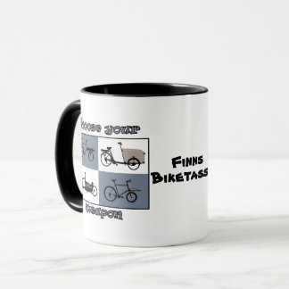 personalisierbar, Lastenrad select, Dein Text Tasse