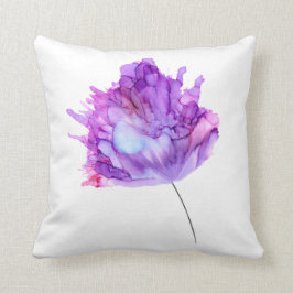 Personalisierbar! Lila Hydrangea Hand lackiert Blü Kissen