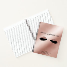 Personalisierbar Makeup Artist Eyelash Extensions Notizbuch