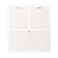 Personalisierbar Modernes Beige Weiß Post-it