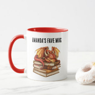 Personalisierbare Book Hoarder Tasse
