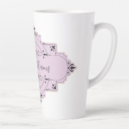 Personalisierbare Hochzeitsbraue Latte-Kaffee-Tass Milchtasse