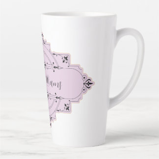 Personalisierbare Hochzeitsbraue Latte-Kaffee-Tass Milchtasse