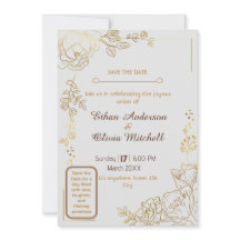 Personalisierbare Hochzeitskarte