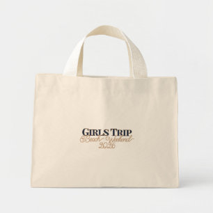 Personalisierbare Mädels-Trip-Tasche Mini Stoffbeutel