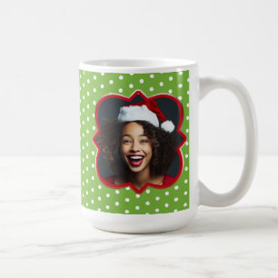 Personalisierbare "Naughty List" Foto-Tasse, 15 oz Kaffeetasse