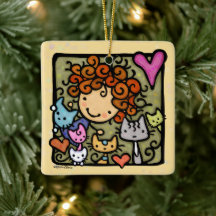 Personalisierbare Niedliche Lieben Curly Girl