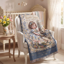 Personalisierbare Osterhasen-Babydecke