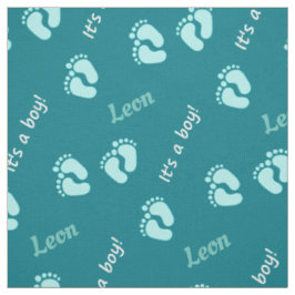 personalisierbare Stoffe mit Namen Baby Junge