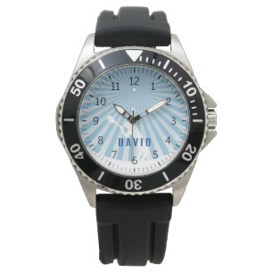 Personalisierbare Tenniszeit Cooler Sport Armbanduhr