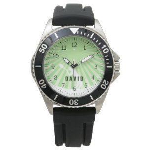 Personalisierbare Tenniszeit   Cooler Sport Armbanduhr