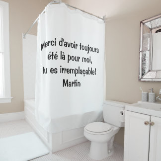 Personalisierbarer Duschvorhang 100%