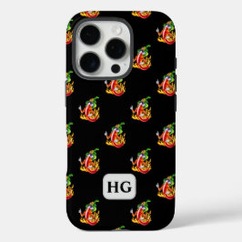 Personalisierbarer Funny Proud Firefighter Chili iPhone 16 Pro Hülle