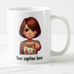 Personalisierbarer Tasse für die wütende Hausfrau