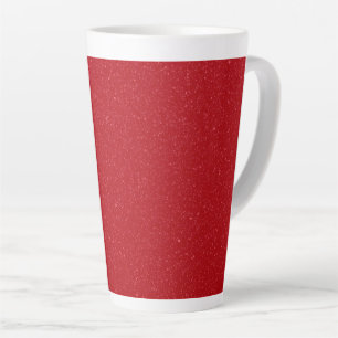 Personalisierbarer Tomatenroter Noise Latte-Mug Milchtasse