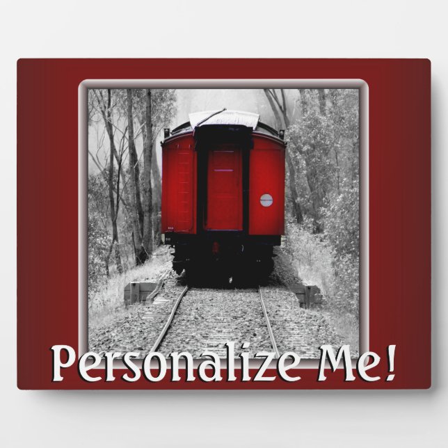 Personalisierbares altmodisches Foto Fotoplatte (Vorderseite)