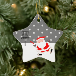Personalisierbares Disc-Golf-Sammelobjekt Keramik Ornament