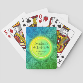 Personalisierbares Kartenspiel aus magischen Karte Spielkarten