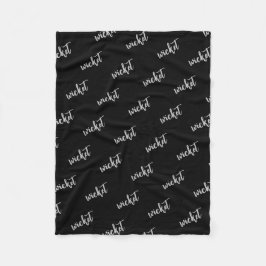 Personalisiere es! Name des Tieres Fleecedecke