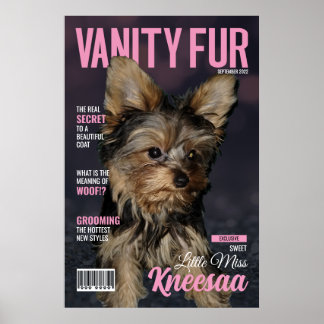 Personalisiere es! VF Girly Pink Mag Cover Poster