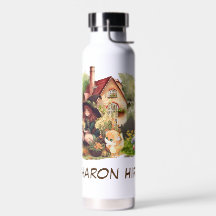 Personalisiere | Niedliche Kleine Hexe und Fuchs