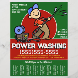 Personalisiere! Power Waschpressenreiniger Flyer