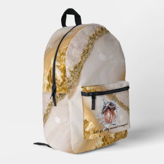 PERSONALISIERE TEXT UND BILD BEDRUCKTER RUCKSACK