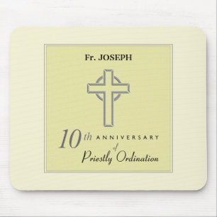 Personalisieren, 10. Geburtstag des Priesters verk Mousepad