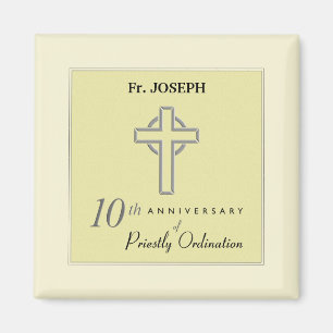 Personalisieren, 10. Jahrestag des Priesters vereh Magnet