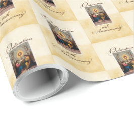 Personalisieren, 10. Ordination Anniversary Angels Geschenkpapier