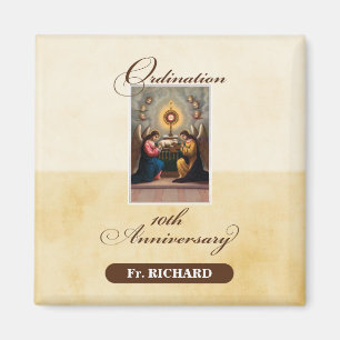 Personalisieren, 10. Ordination Anniversary Angels Magnet