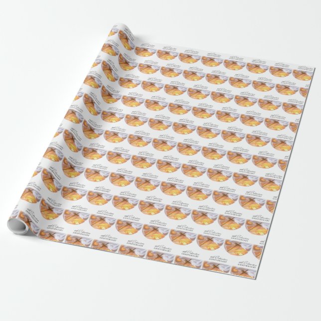 Personalisieren, 10. Ordination Jubiläum, Kreuz Geschenkpapier (Ungerollt)