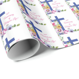 Personalisieren, 30. Jubiläum Nun religiöses Leben Geschenkpapier