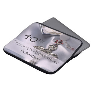 Personalisieren, 40. Ordination Jubiläum Glückwuns Laptopschutzhülle
