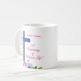 Personalisieren, 55-jähriges religiöses Leben Kaffeetasse