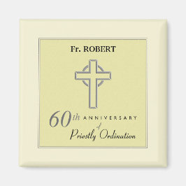 Personalisieren, 60. Geburtstag des Priesters verk Magnet