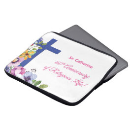 Personalisieren, 60. Jubiläum Nun religiöses Leben Laptopschutzhülle