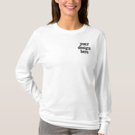 Personalisieren & Anpassen Besticktes Langarmshirt